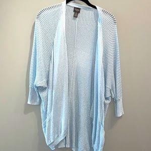 Chico’s silvery blue jacket